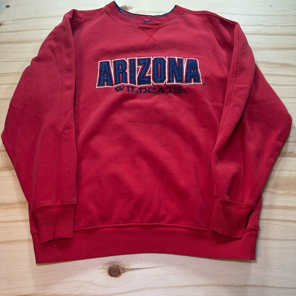 University of Arizona Wildcats Cadre Athletic Red Pullover Sweatshirt Mens Large